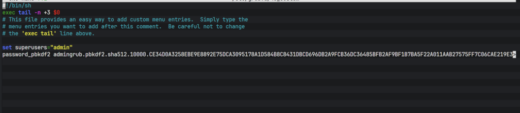 给 GRUB 上一把锁🔒——转自lu少